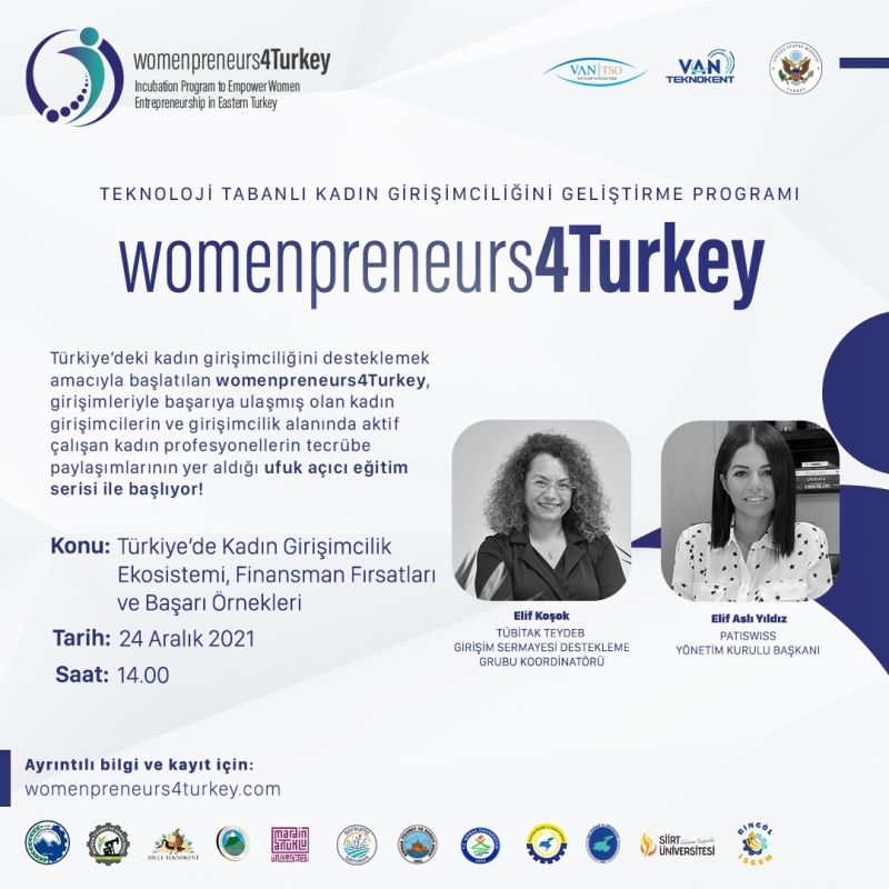 Womenpreneurs4TurkeyTürkiye’nin Gelişmekte Olan Doğu İllerinde Kadın Girişimciliğini Geliştirme Programı Womenpreneurs4Turkey projesi etkinlik serisi devam ediyor.